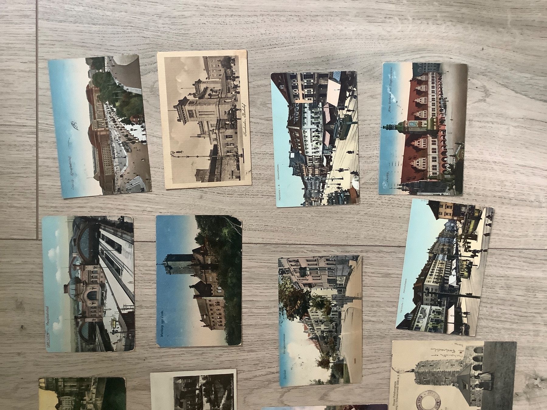 Cartoline postali: 19 gelaufene Ansichtskarten Deutschland 1899 - 1947 – Usato da St. Gallen venduto da herbrig2 1
