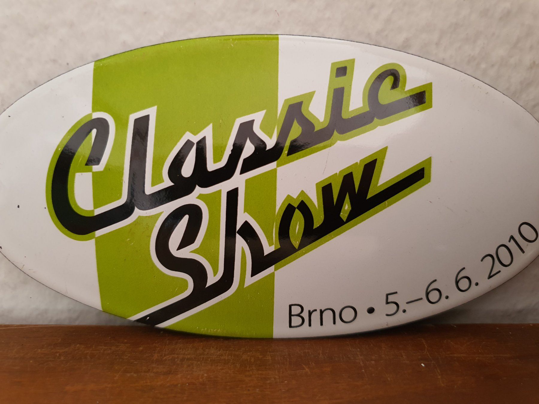 Schilder: Emailschild Classic Show Brno Oldtimer Emaille Schild Retro – Neu (gemäss Beschreibung) aus Schaffhausen von pfanis09 1