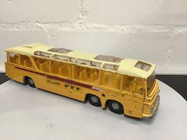 PTT Doppelstock-Reisebus Modell Schweiz DINKY