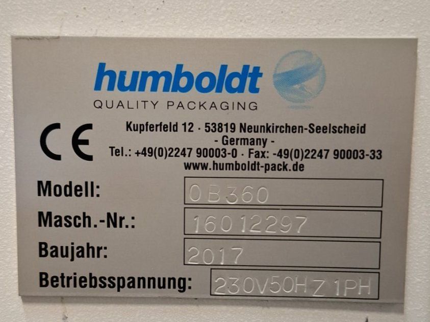 Tutte le macchine: Banderoleuse Professionnel Humboldt OB360 – Usato da Villars-Ste-Croix venduto da pau_8fls 6