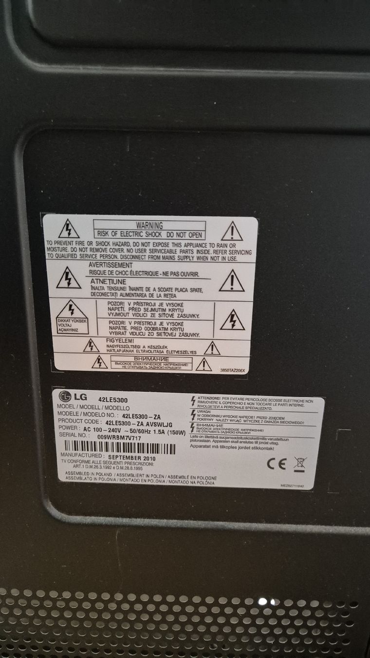 LG Televisori: LG TV - Flachbildschirm – Usato da Winterthur venduto da Passat2 1