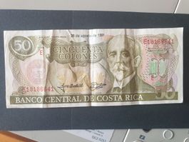 Costa Rica 1991 50 colones