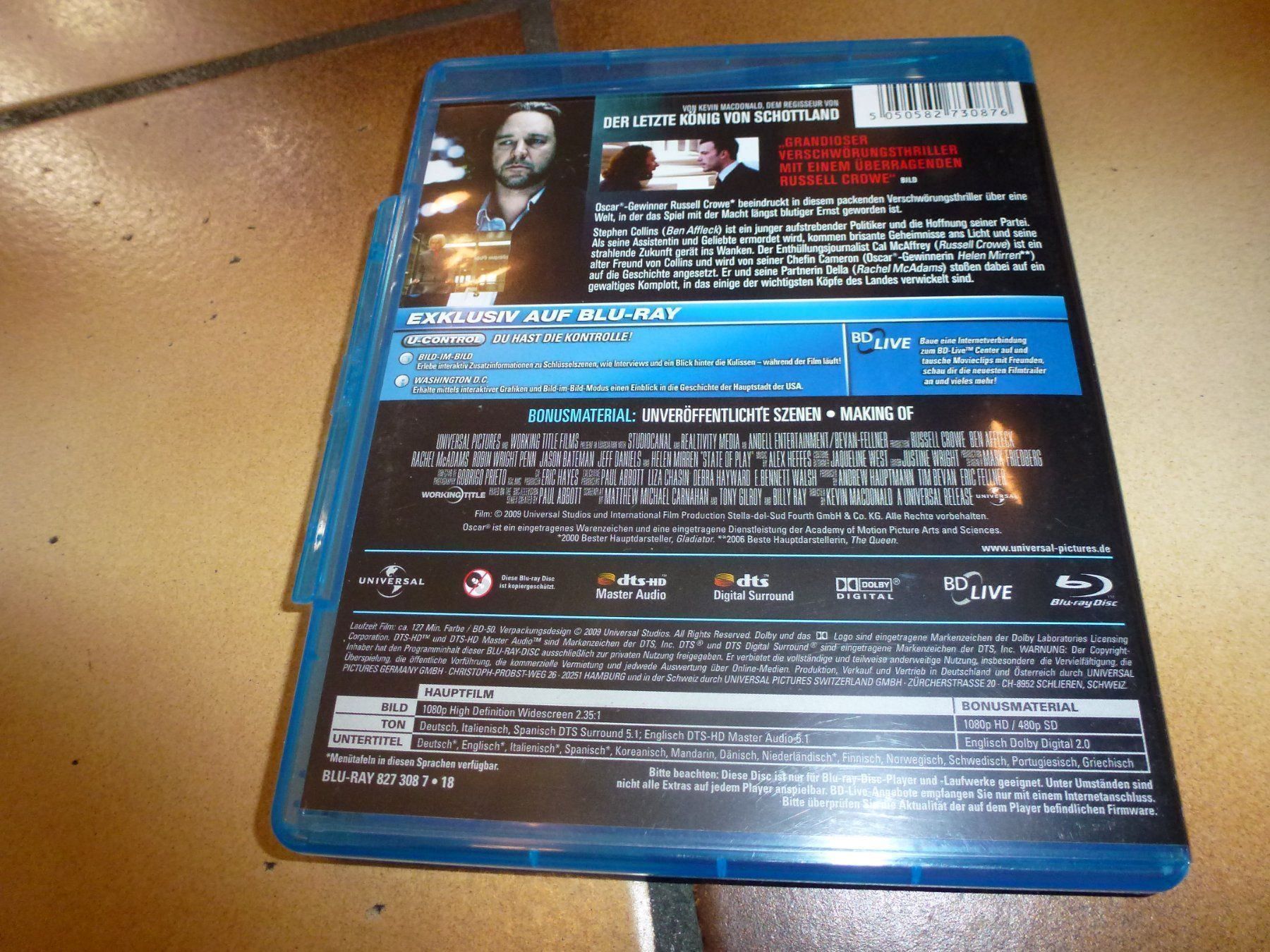 Alle DVDs: State of Play BLU-RAY – Gebraucht aus Olten von Disc-Verkauf 2