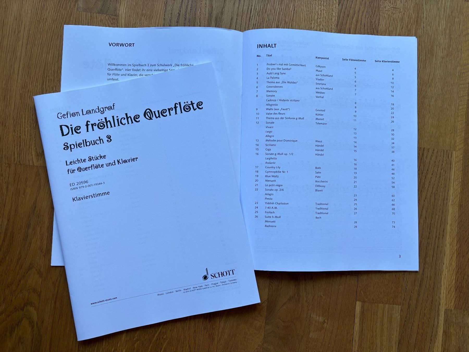 Libri: Die fröhliche Querflöte - Spielbuch 3 – Nuovo (secondo la descrizione) da Bern venduto da kla_5x6s 2