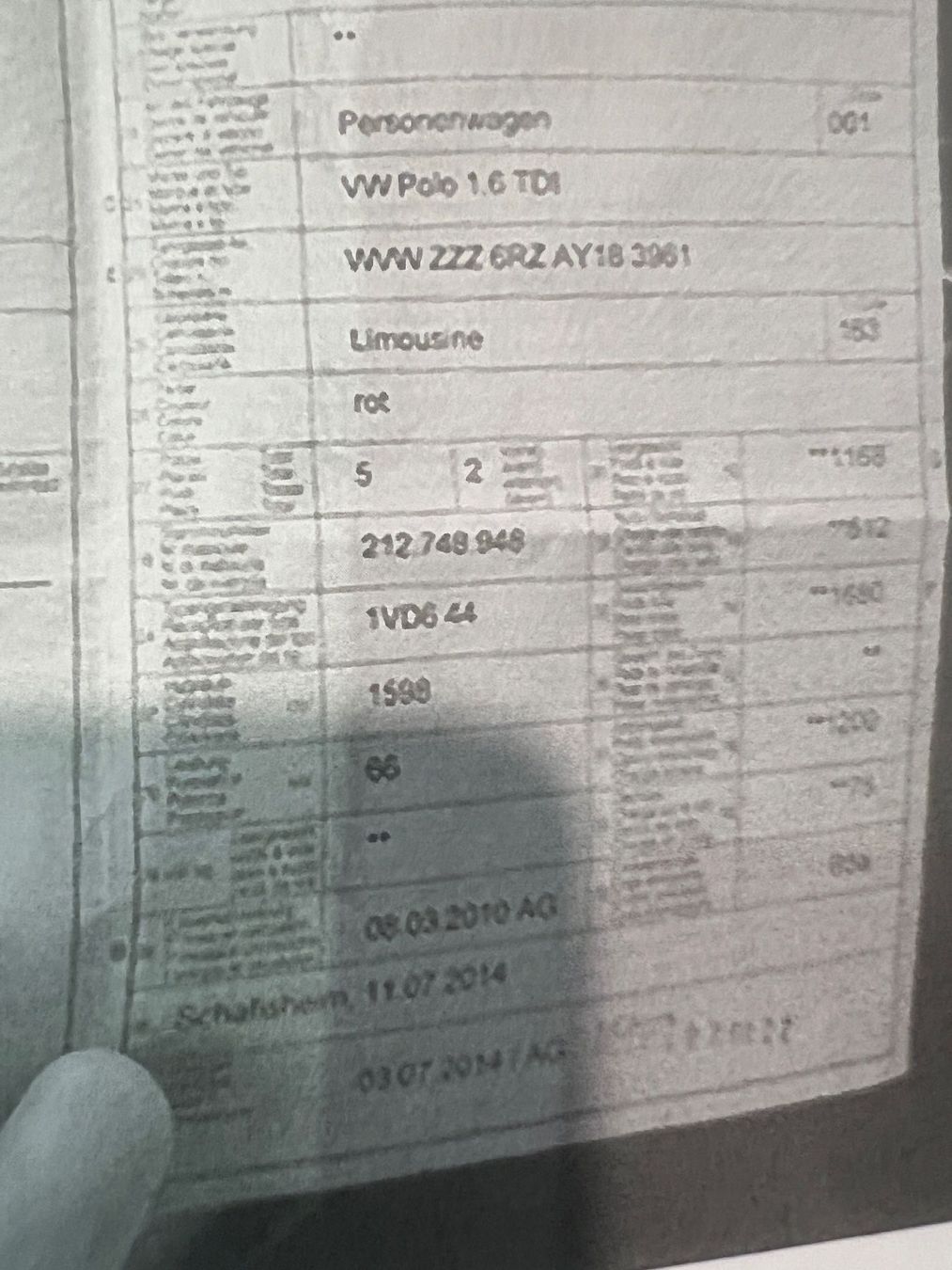 VW Automobili: VW Polo 1.6 TDI – Usato da Otelfingen venduto da hof74 1