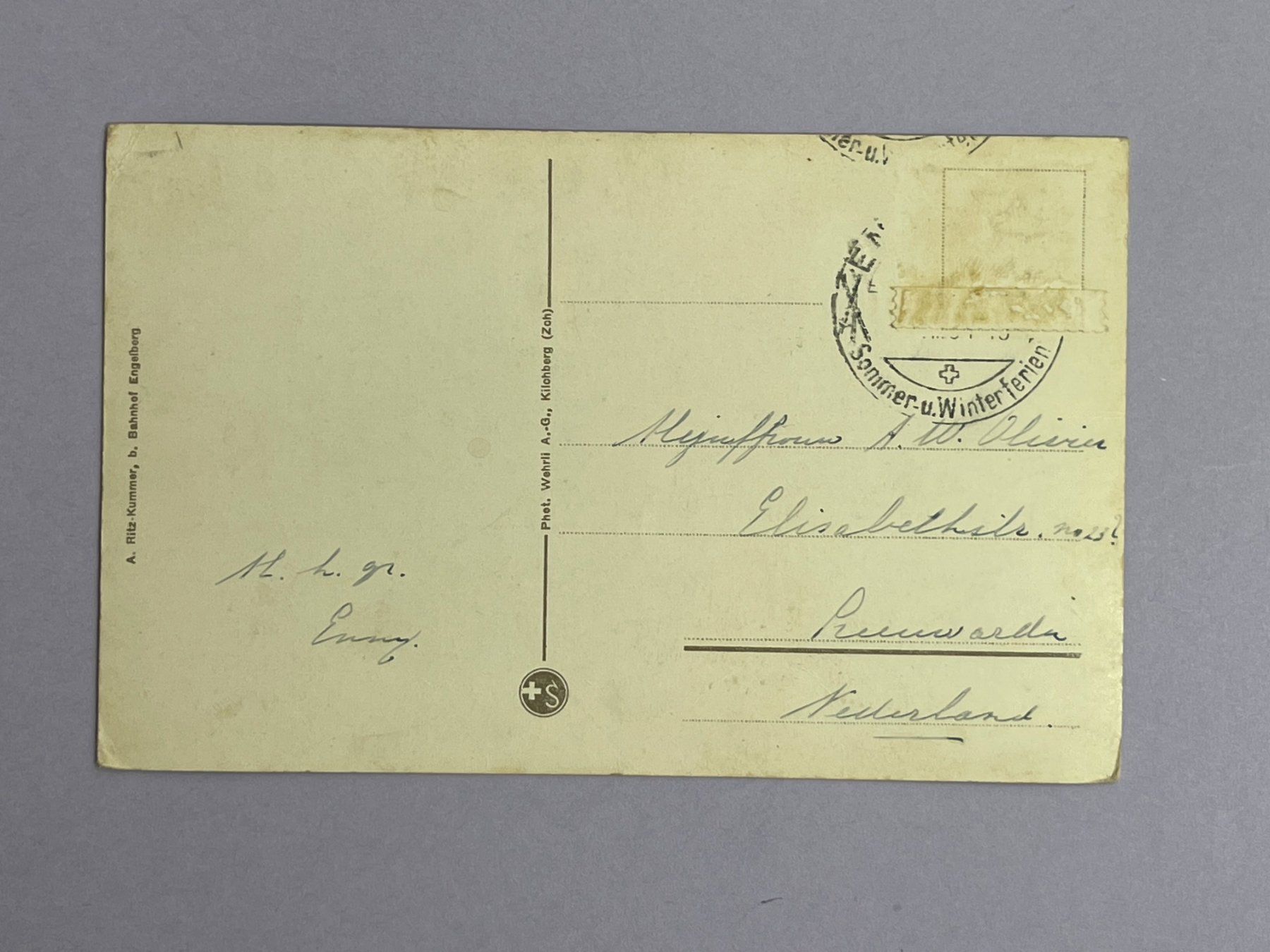 Cartoline postali: Engelberg - gegen den Juchlipass – Usato da Steg VS venduto da danwer74 1