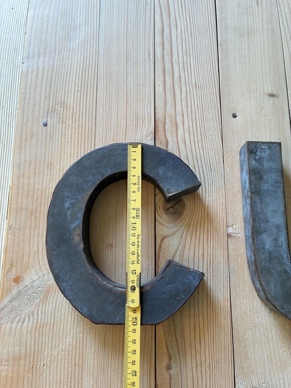 Tutte le decorazioni: Buchstaben C und U "see you" – Usato da Steffisburg venduto da Reitschel5 2