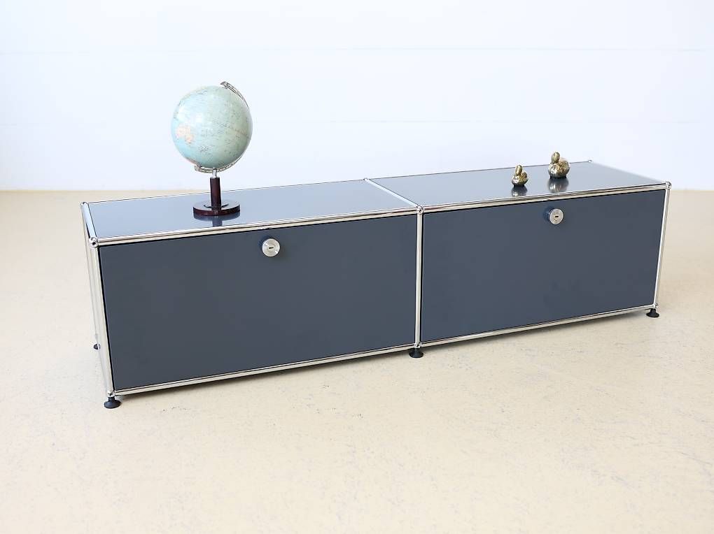 USM Kommoden: USM Haller Lowboard in Anthrazitgrau 2x1 – Gebraucht aus Meinisberg von atelier_TILIJA 3