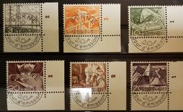 4259) 1949 Technik und Landschaft ET Vollstempel französisch