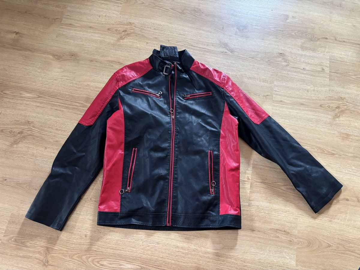 Jacken: Lederjacke schwarz-rot Grösse 4XL – Neu (gemäss Beschreibung) aus Kirchberg SG von lar_8mw6
