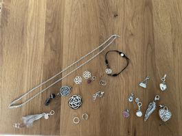 THOMAS SABO 925 Sterling Silber + Zirkonia Emaille Smuckset