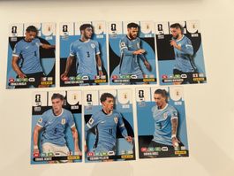 Panini Adrenalyn XL FIFA WC 26 URUGUAY, 7 SPIELER