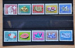 Briefmarken Pro Patria 1958/59
