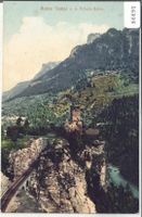 Ruine Campi a. d. Albula-Bahn - Litho