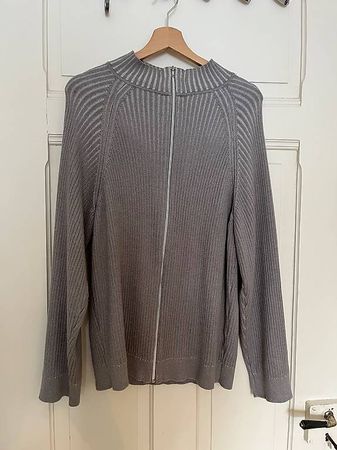 SHYX Strickjacke 'Doreen' Grösse M/L, Dunkelgrau
