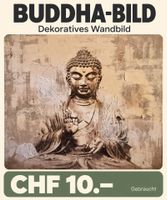 Wandbild Buddha Motiv beige braun