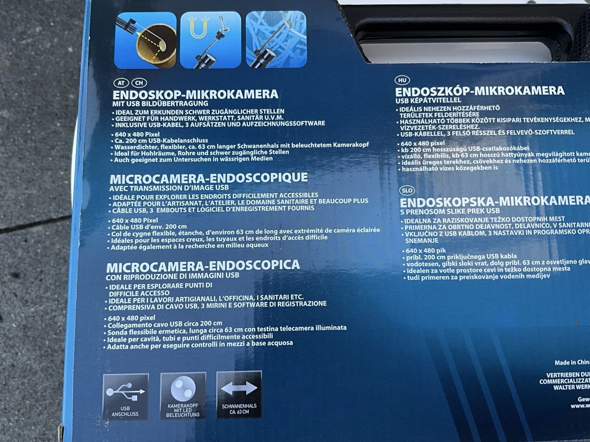 Alle Werkzeuge: WORKZONE Endoskop-Mikrokamera 640x480 USB neu – Neu (gemäss Beschreibung) aus Thal von nocheli 2