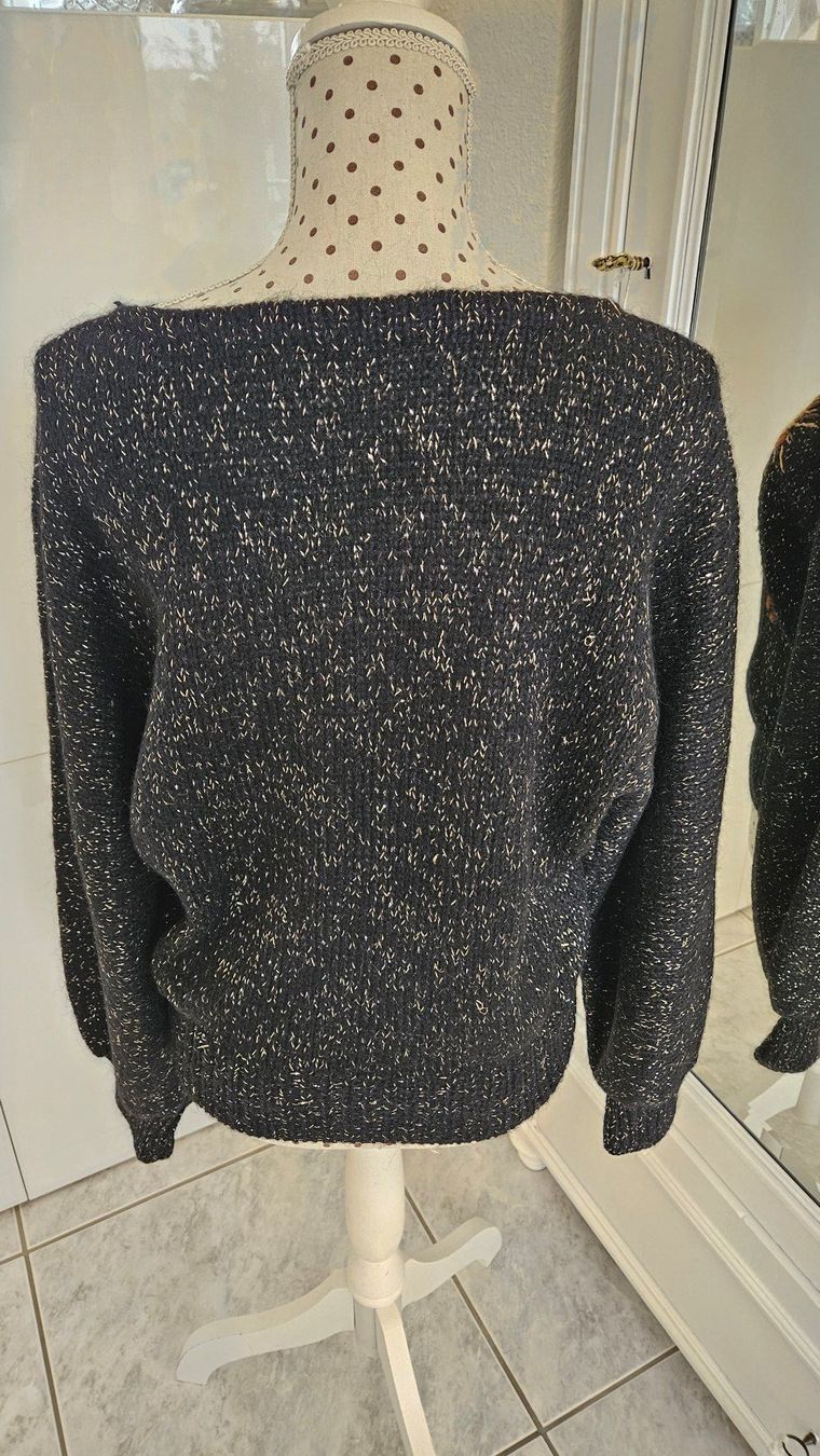 Maglioni & Felpe: Exklusiver Damenpullover mit Leopardkopf, Grösse 40 Wolle – Usato da Gossau ZH venduto da fashiontwo 3