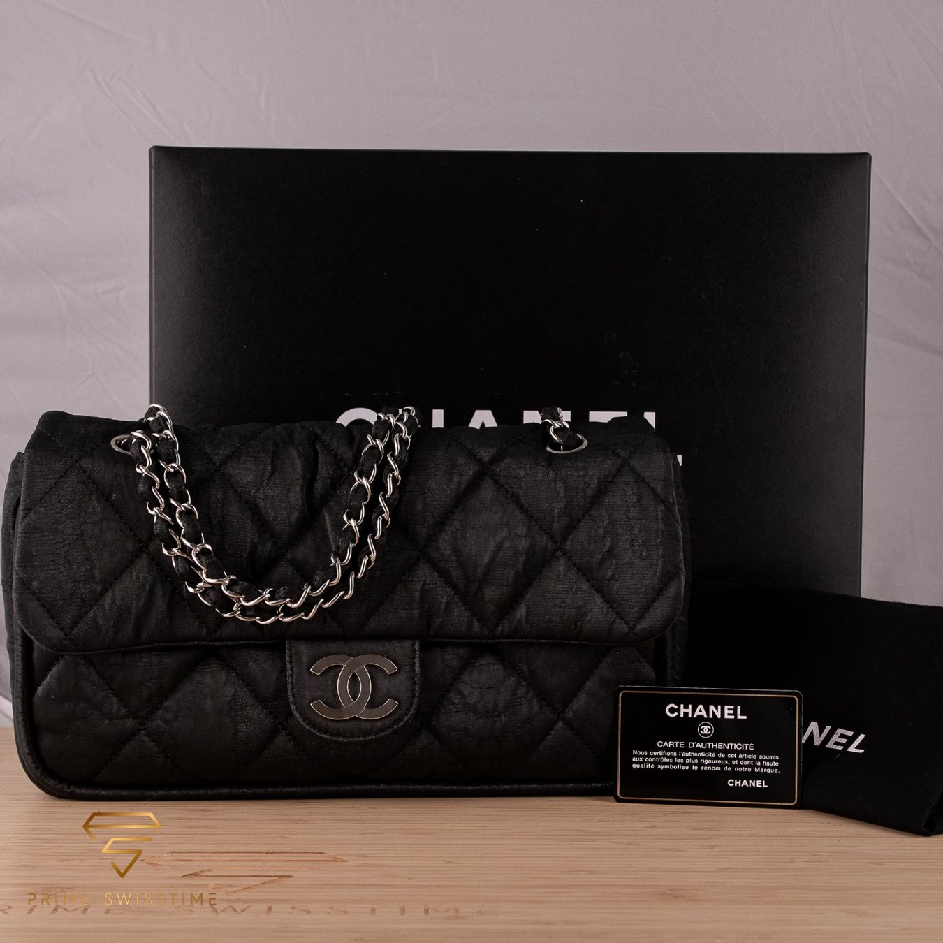 Chanel Borse da donna: Chanel Matelasse Coating Canvas Single Flap – Usato da Luzern venduto da PrimeSwissTime 1