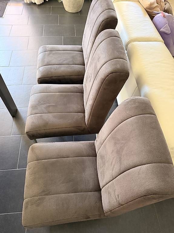 Stühle: 6x esszimmerstühle mikrofaser deluxe – Gebraucht aus Bonstetten von Jacqueline-Wi 1