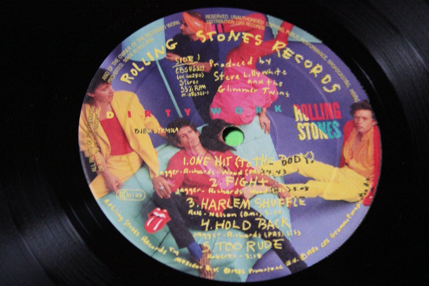 Schallplatten: THE ROLLING STONES - DIRTY WORK LP Vinyl 1986 – Gebraucht aus Tübach von JamesStone 2