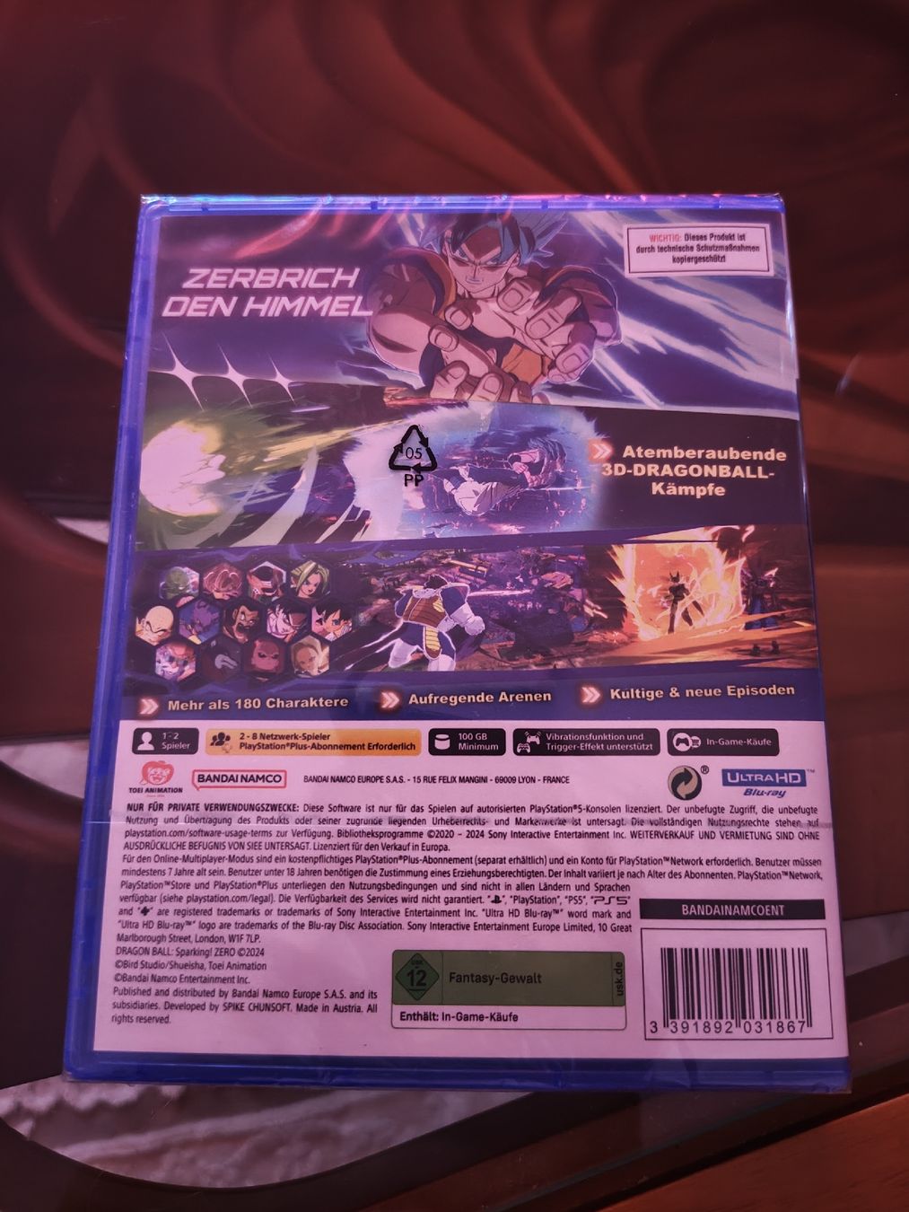 Spiele: DRAGON BALL SPARKING ZERO PS5 Spiel NEU – Neu und originalverpackt aus Schaffhausen von _ALEJNA_ 1