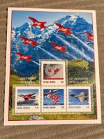 Schöner Briefmarkenbogen PATROUILLE SUISSE **