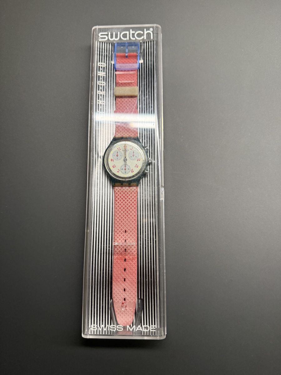 Swatch Orologi: Swatch Chrono rot – Usato da Lufingen venduto da Hafula