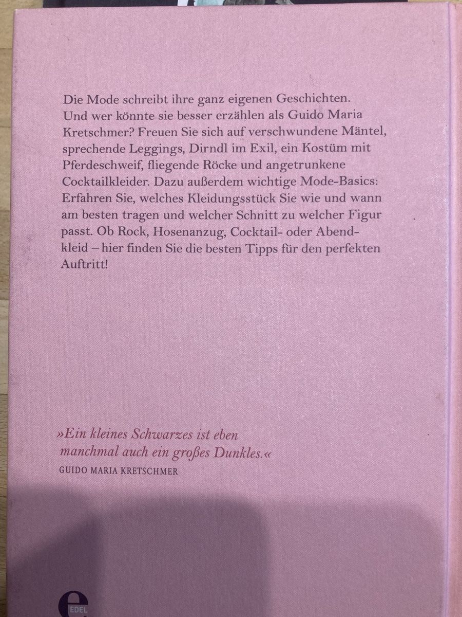 Libri: Guido Maria Kretschmer – Usato da Schaffhausen venduto da christamawe 1