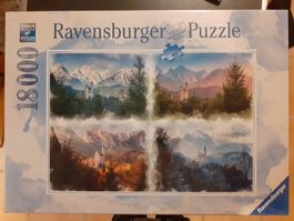 Märchenschloss 4Jahreszeiten Ravensburger Puzzle 18000 Teile