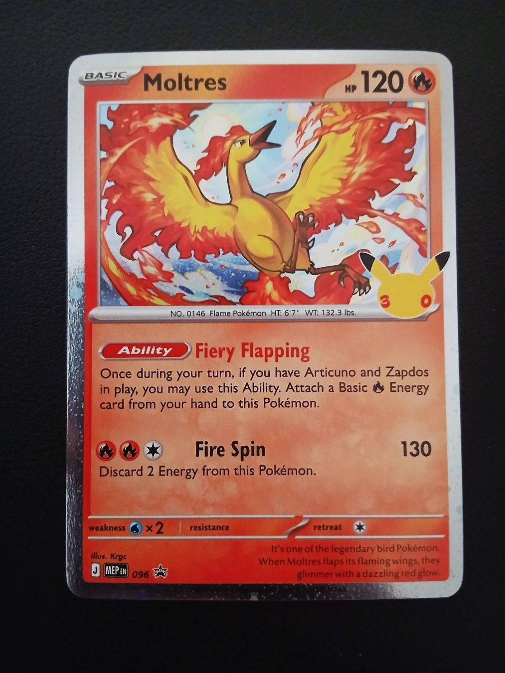 Articuno Moltres Zapdos Pokémon 30th Celebration Englisch (Neuf (Voir ...