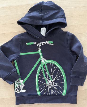 Palomino Hoodie Gr. 104, Top Zustand, Fahrrad Motiv!
