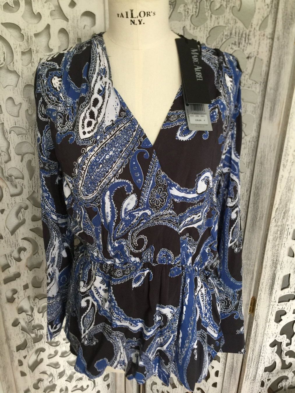 Camicette: Neuware Marc Aurel Bluse Gr. 40 Viskose – Usato da Kirchdorf AG venduto da coco123