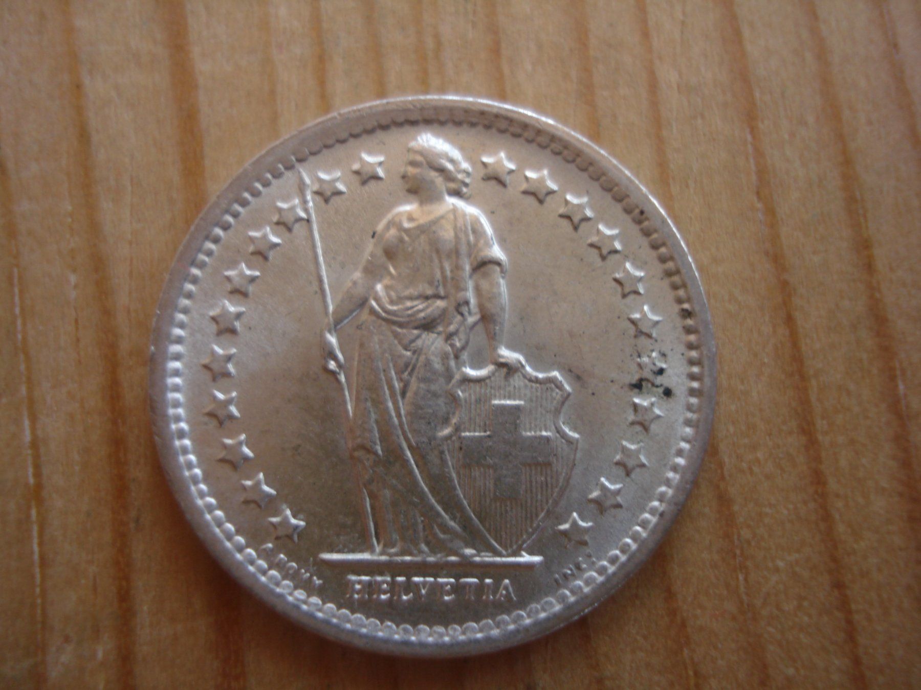 Tutti le monete: (P2) 1/2 Franken 1967 STGL – Usato da Erlach venduto da Net-Coins 1