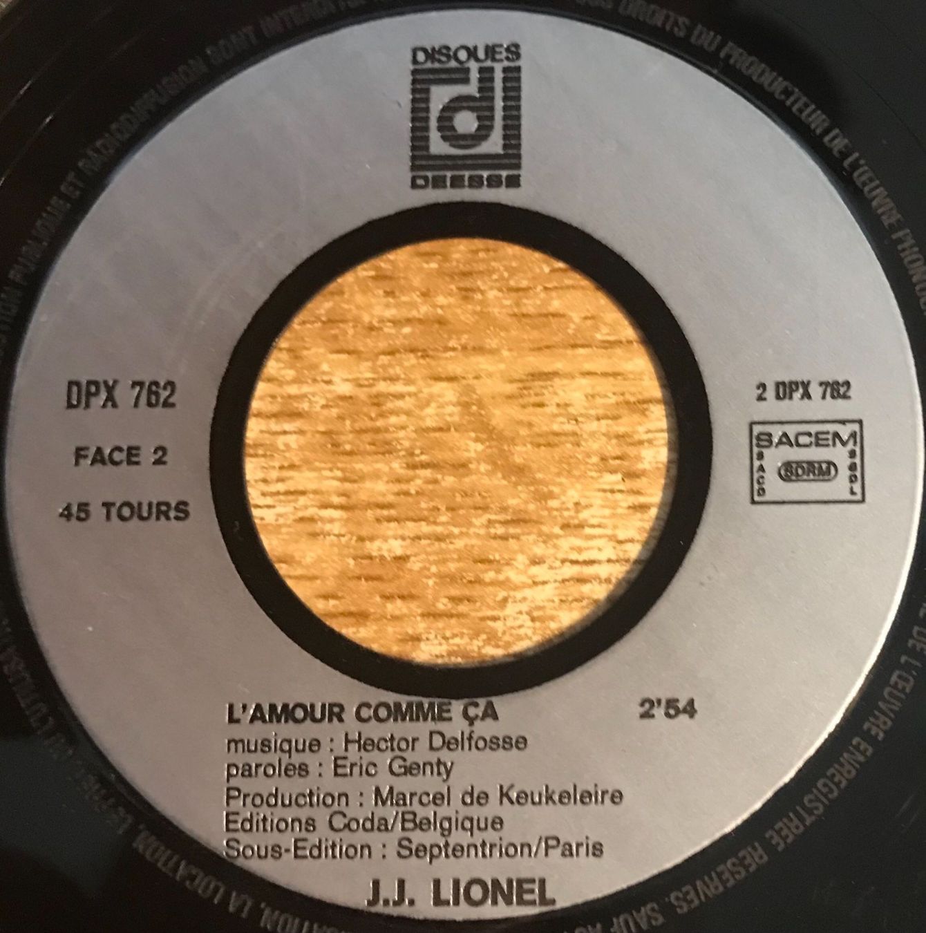 Dischi in vinile: J. J. LIONEL - LA DANSE DES CANARDS – Usato da Bussigny venduto da vinyl-pas-cher 3
