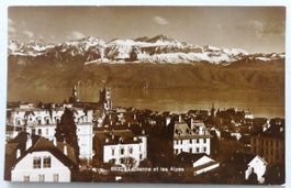 Lausanne et les Alpes