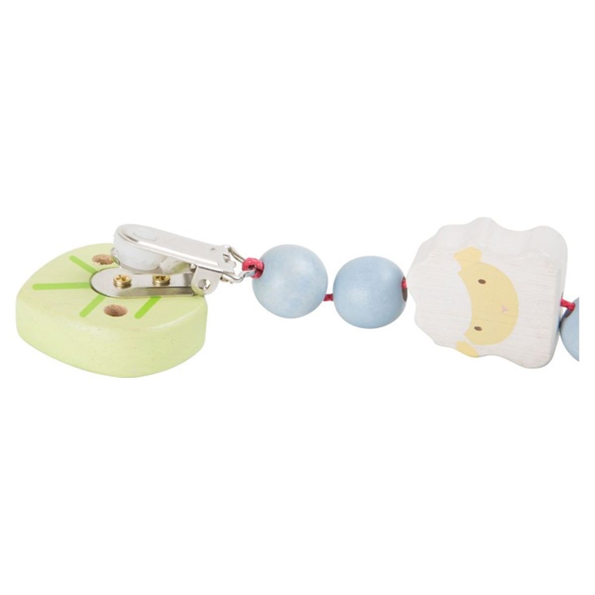 Succhiotti & catenelle porta ciuccio: Schnullerkette Schäfchen,Holz,small foot – Nuovo e nell'imballaggio originale da Wettingen venduto da Swala 1