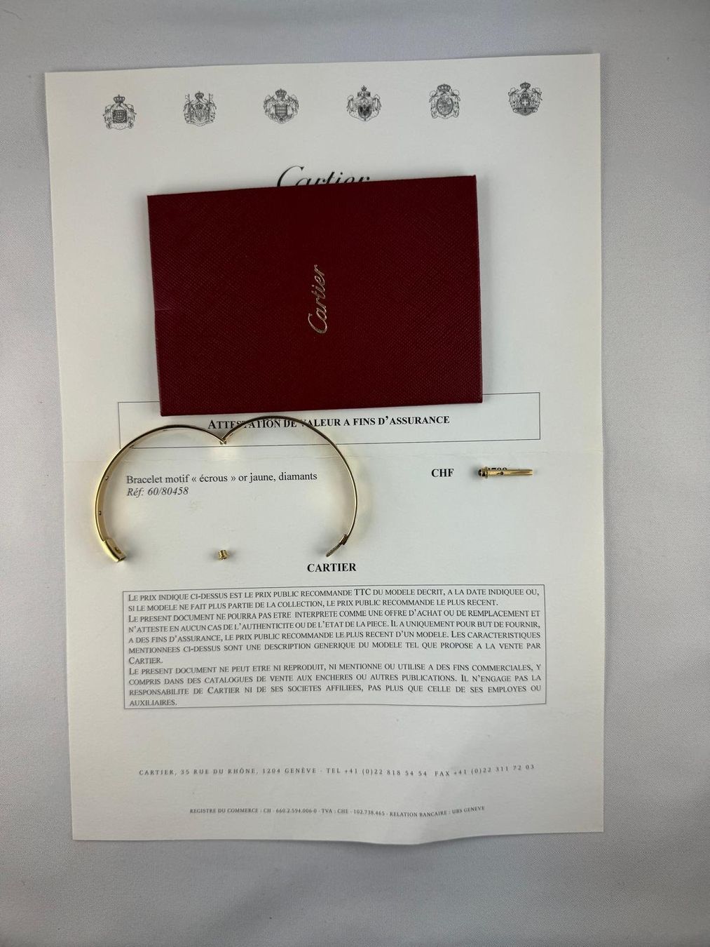 Cartier Bracelets: CARTIER ECLOUS BRACELET AVEC 11 DIAMANTS – D'occasion à Pully par Occasions-luxe.Golay 9
