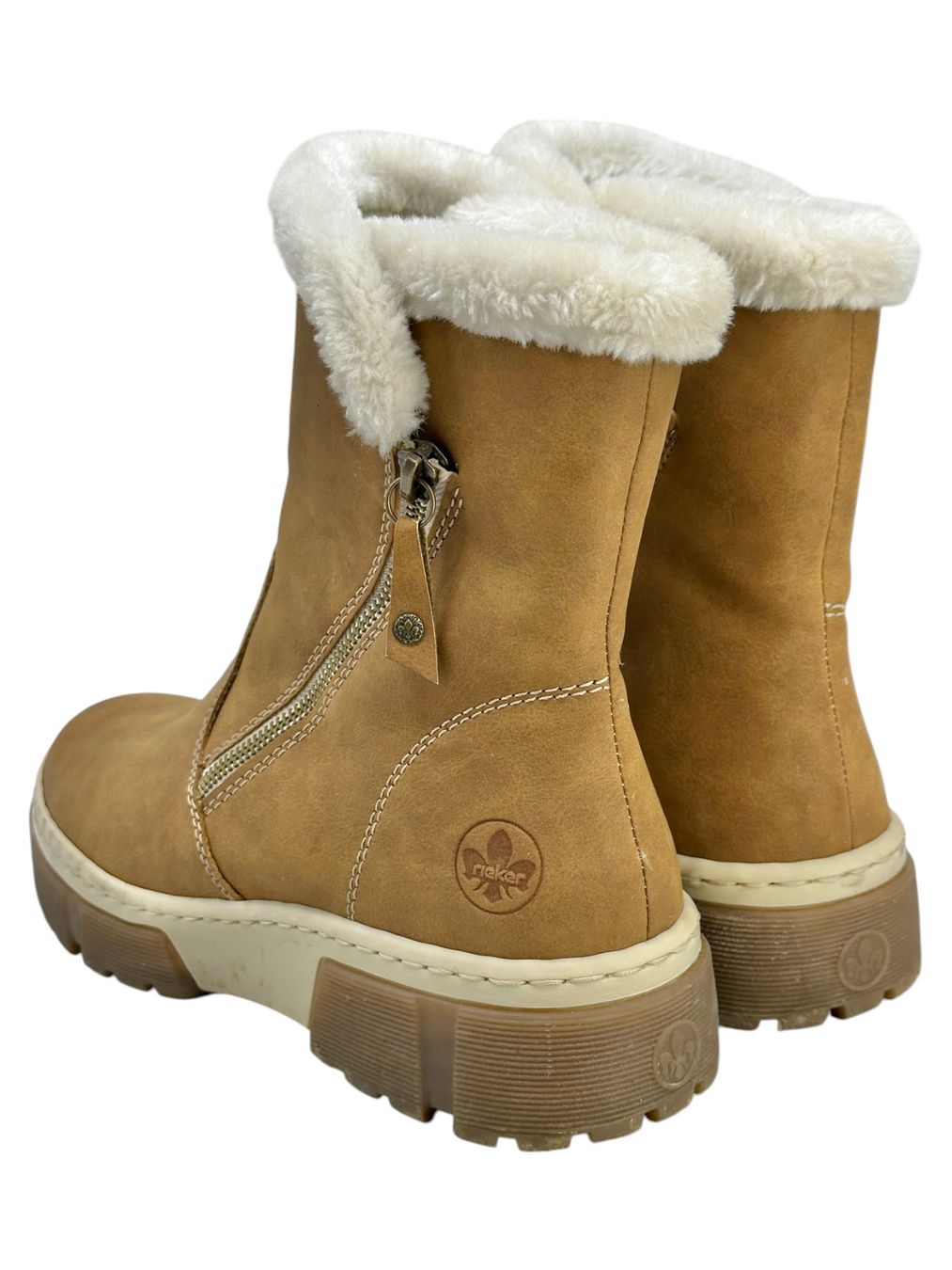 Scarpe da donna: Bottines fourrées RIKER cuir daim marron. Pointure 40 – Usato da Cossonay-Ville venduto da PatineDuTemps 6
