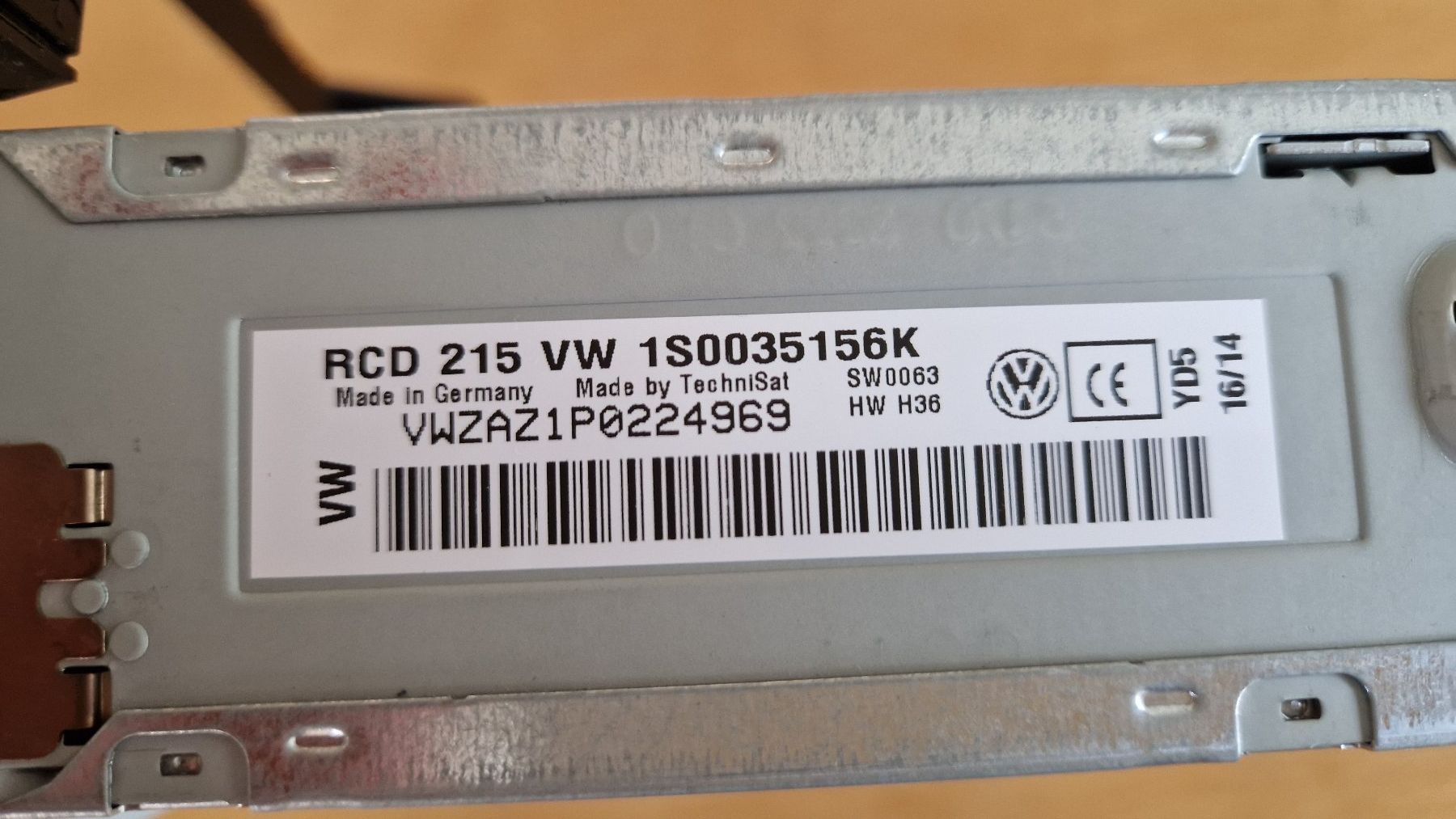 Radio: Original Radio VW - UP – Usato da Worben venduto da up69 4