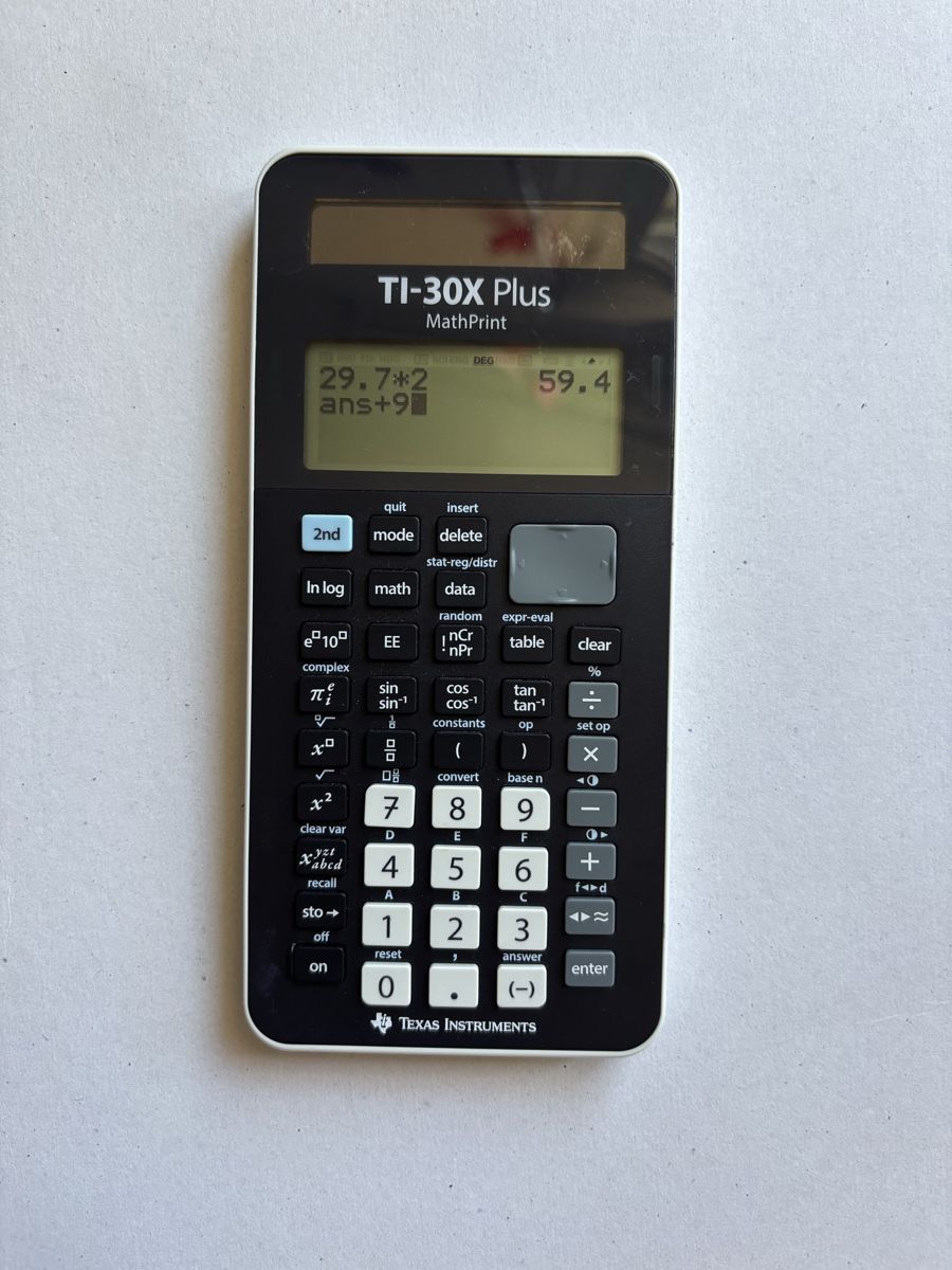 Texas Instruments Calcolatrici tascabili: Taschenrechner Texas Instruments TI-30X Plus MathPrint – Usato da Ittigen venduto da someanalog 1