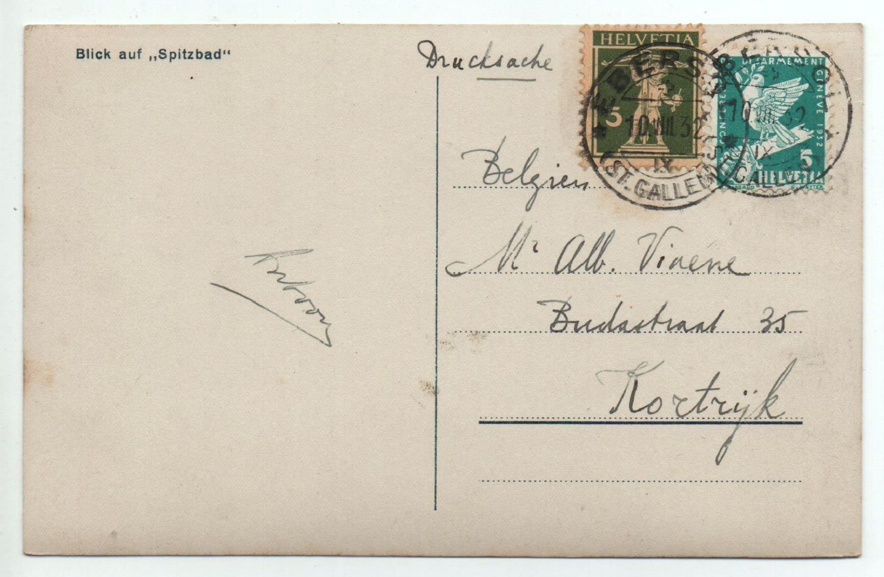 Ansichtskarten: EBERSOL Blick auf Spitzbad – Gebraucht aus Jona von philajona 1