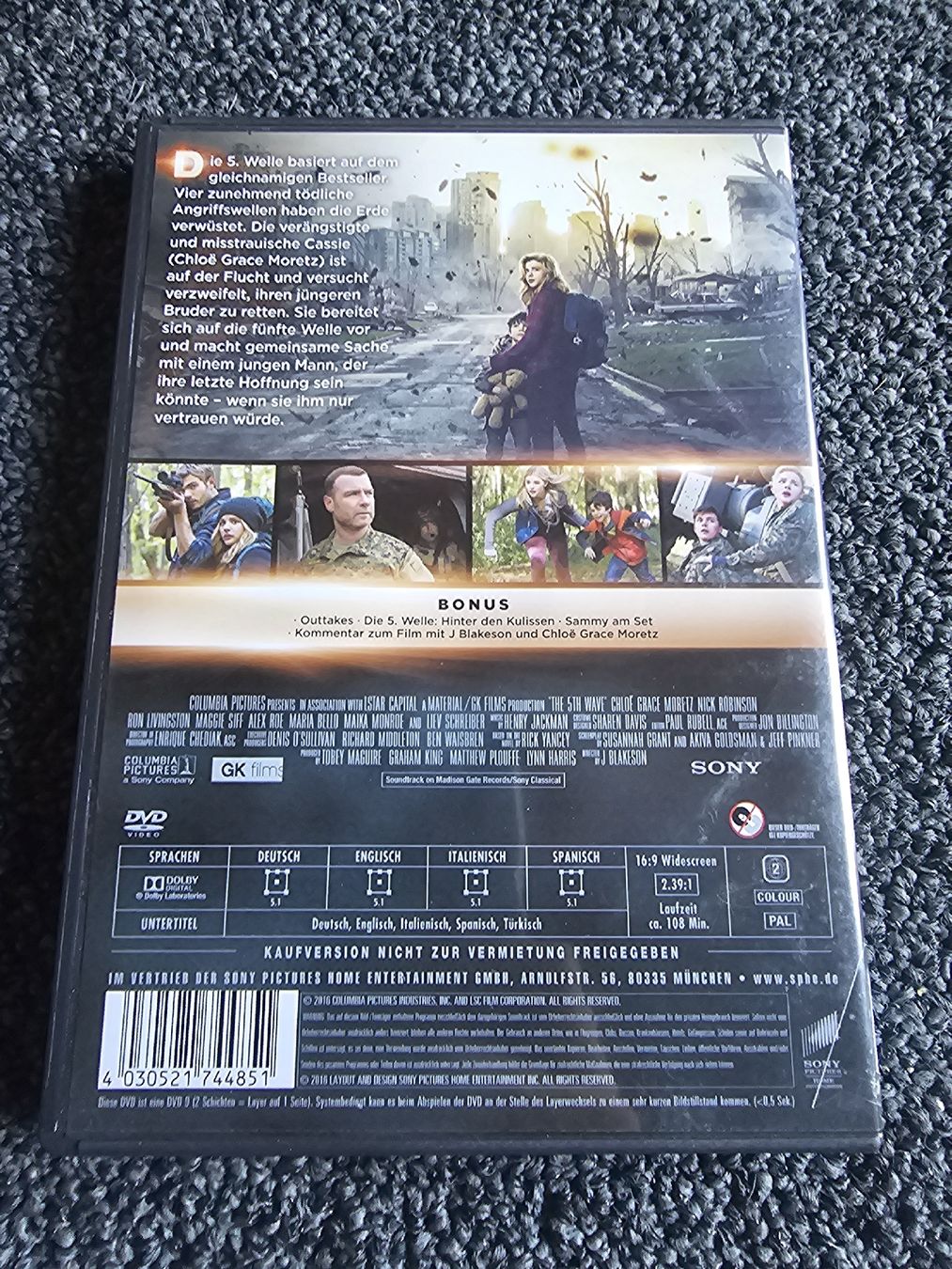 Tutti i DVDs: DVD Die 5. Welle(22925) – Usato da Ruswil venduto da jan_bxl5 1
