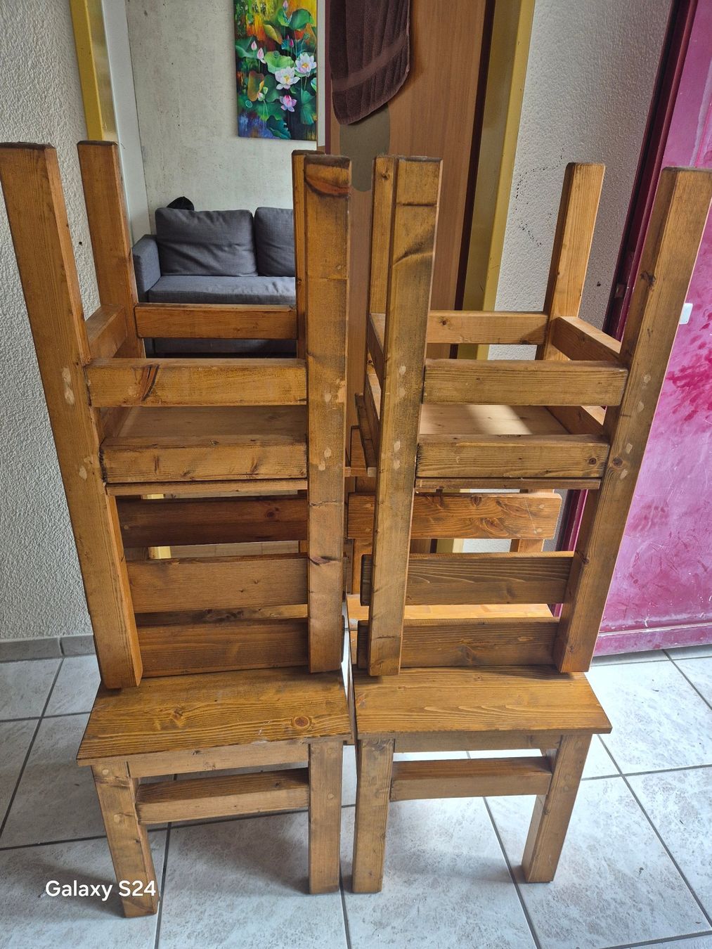 Sedie: Stühlen, aus Massive Holz. – Usato da Dübendorf venduto da cel_bq2g 3