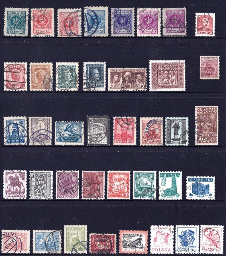 Alle Briefmarken: Polen divers – Gebraucht aus Bellach von qsearch 1