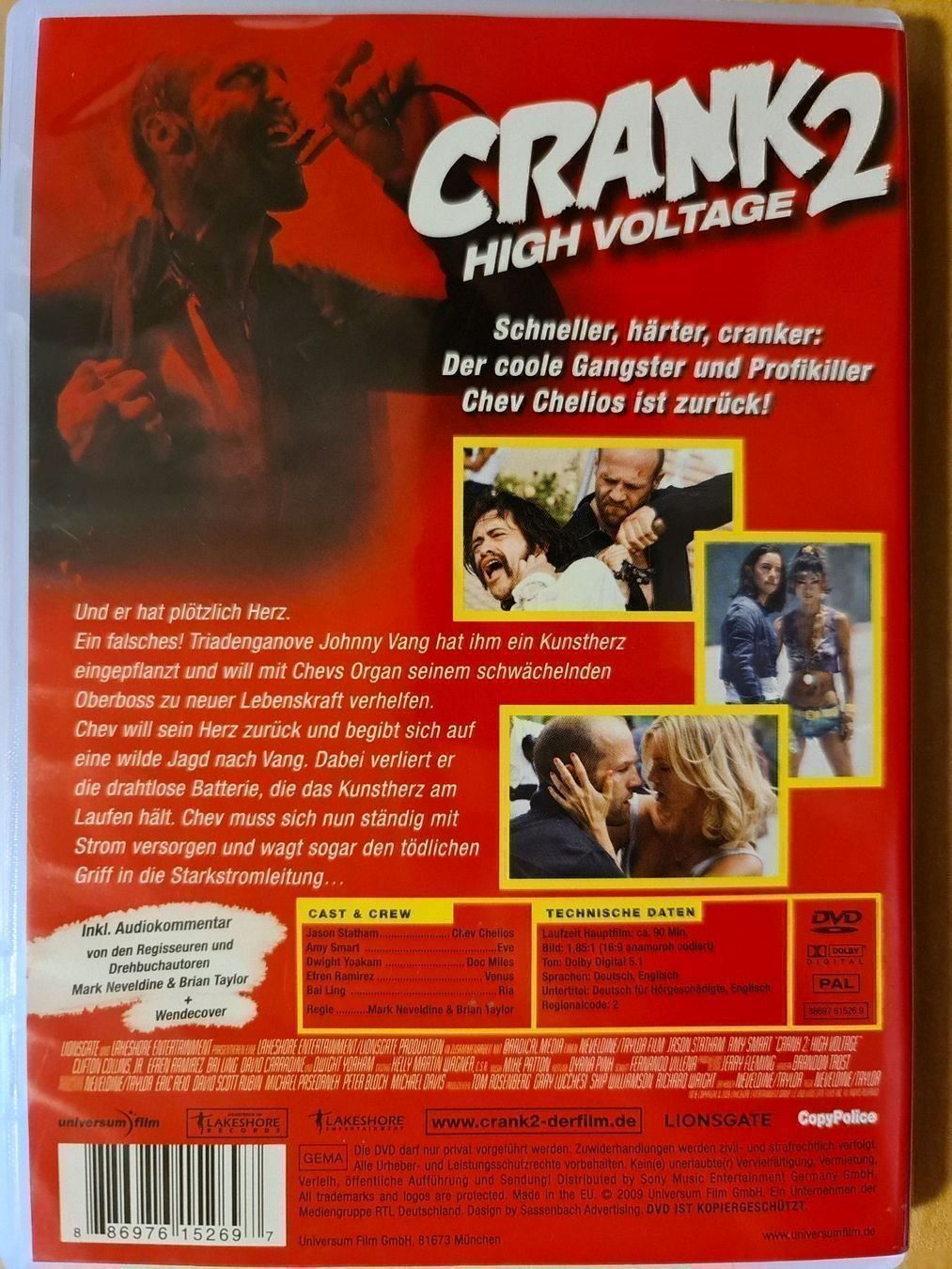 Tutti i DVDs: DVD Crank 2 – Usato da Dintikon venduto da Vexi 1