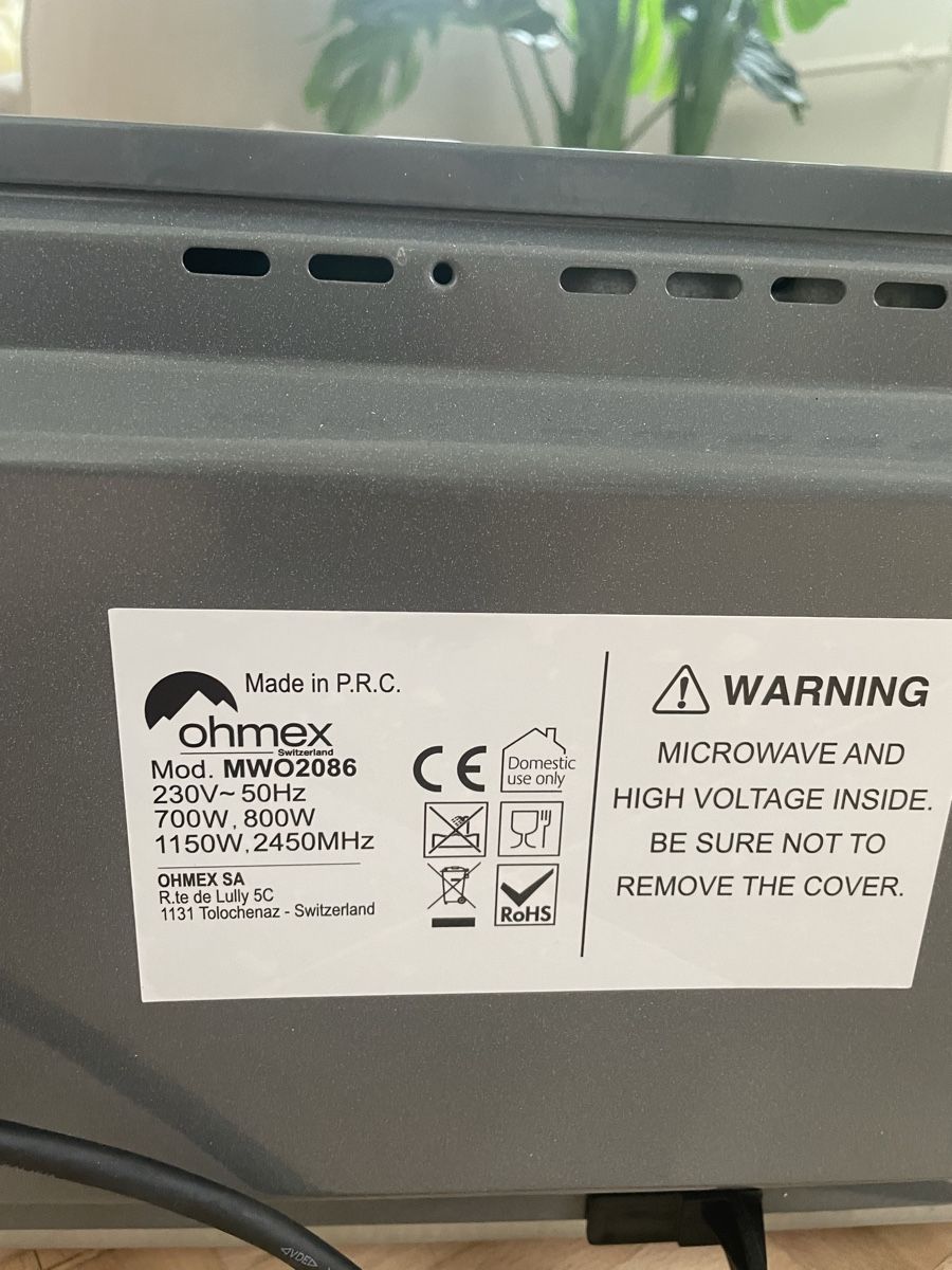 Ohmex Backöfen: Mikrowelle 800W 20L – Neu (gemäss Beschreibung) aus Luzern von Kim037 3