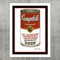 Andy Warhol - Campbell's Soup 1000/3000 - umrahmt‪‪‪‪‪