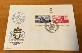 1 Erstagsbrief LI 1972 Block