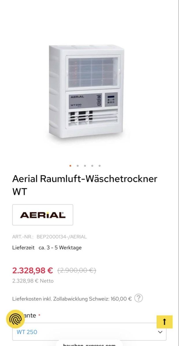 Déshumidificateurs: Raumluft trocner – D'occasion à Birmensdorf ZH par ShoopAgent8903 1